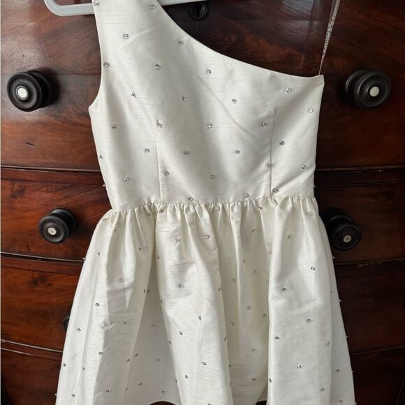 Anthropologie Sachin & Babi Elliana One-Shoulder Mini Dress Size 2 - Picture 7 of 10